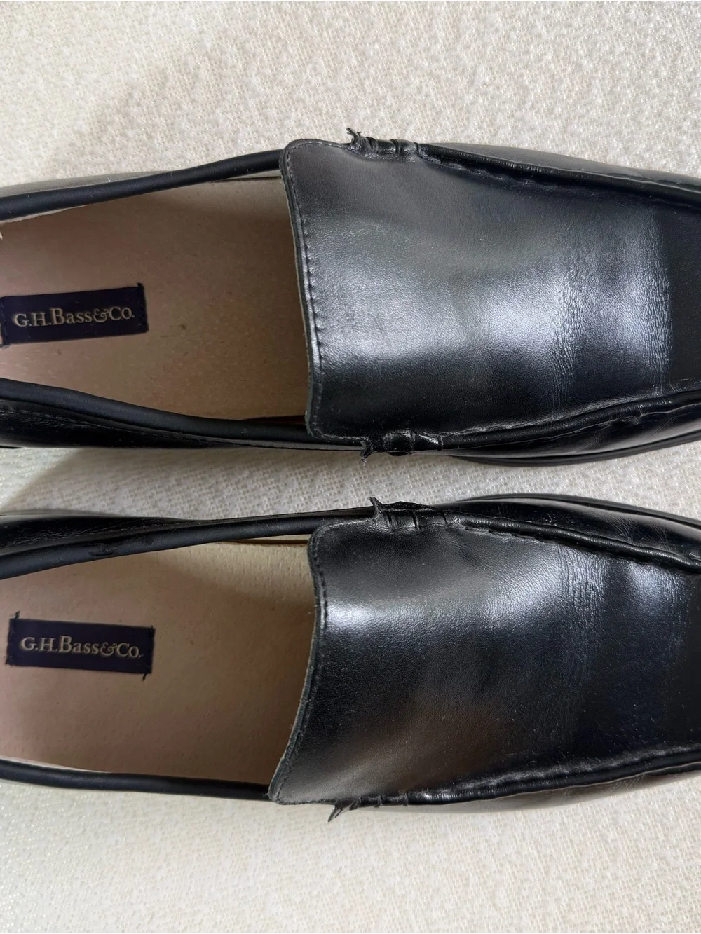 Bass Weejuns Venetian Loafer Classic Black Leather Slip-On